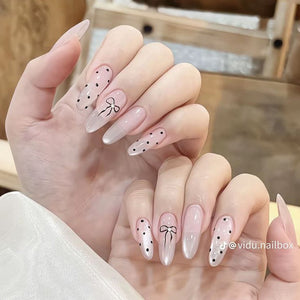 Cat Eye Nails Pack of 12 | Nude Champagne Gold Magnetic Nails