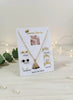6 Piece Earrings Gift Box | Gold Plated Crystal Earrings Set