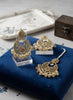 Gold Plated Crystal Earrings Set | Wedding & Party Jewelry