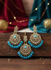 Turkish Gold Plated Crystal Earrings Set | Elegant Women Jewelry
