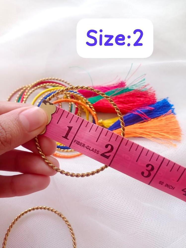 Multicolor Tassel Bangles for Girls | Kids Jewelry Set