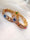 Gold Plated Rhinestone Kara Bangles | Women Stylish Bracelet Set