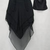 Elegant 3 Layer Khimar Hijab Set with Niqab – Black