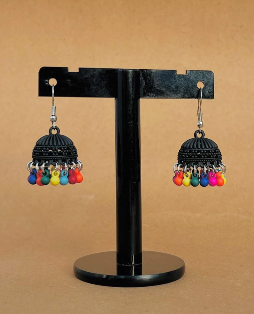 Stainless Steel Jhumka Earrings | Wedding & Festive Jewelry