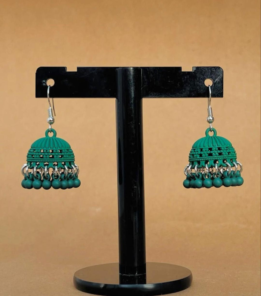 Stainless Steel Jhumka Earrings | Wedding & Festive Jewelry