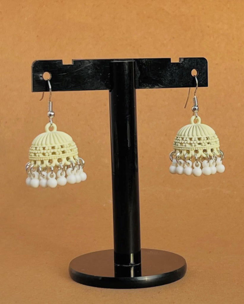 Stainless Steel Jhumka Earrings | Wedding & Festive Jewelry
