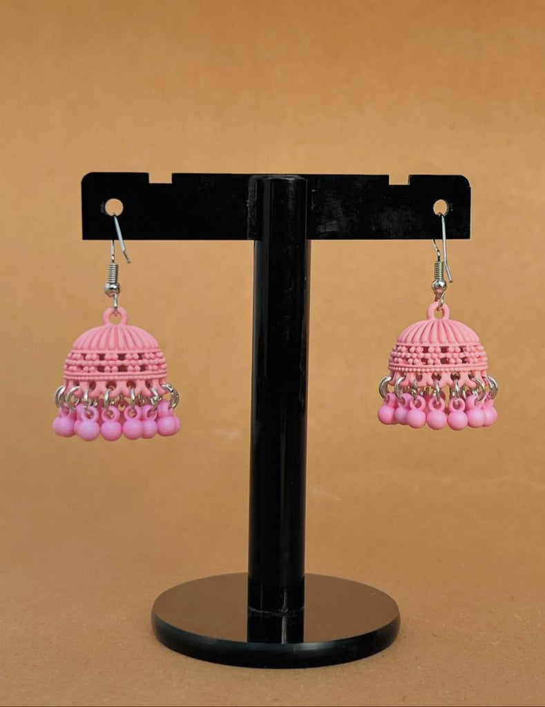 Stainless Steel Jhumka Earrings | Wedding & Festive Jewelry