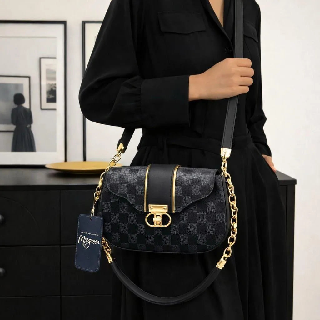 Women Leather Shoulder Bag | Stylish Plain Handbag