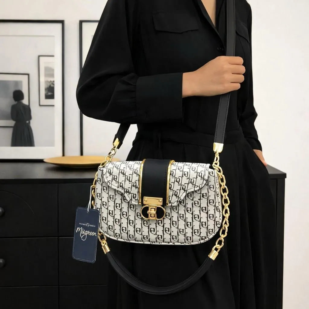 Women Leather Shoulder Bag | Stylish Plain Handbag