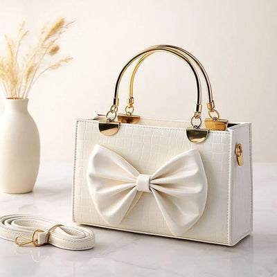 Girls Leather Hand Bag | Stylish Plain Handbag for Women