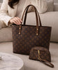 Women Leather Handbag Set | Stylish Plain Bag Set