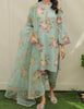 3 Piece Swiss Lawn Suit | Digital Print Organza Dupatta 01  ✨