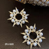 Hexa Star Zircon Earrings Pack of 2 | Golden & Silver
