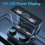 M10 Damix V5.3 Bluetooth Wireless Earbuds | LED Display, Touch Control & Long Battery Life