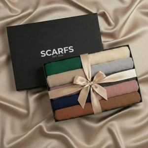 Pack of 5 Hijab Set | 4-in-1 Inner Cap Gift Set Mix Colors