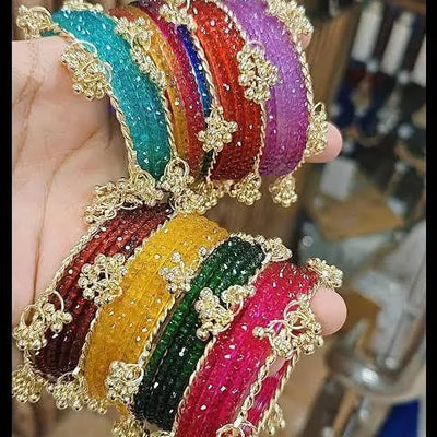 12 Pcs Kara Bracelet Set | Kashmiri Churi Bangles for Women