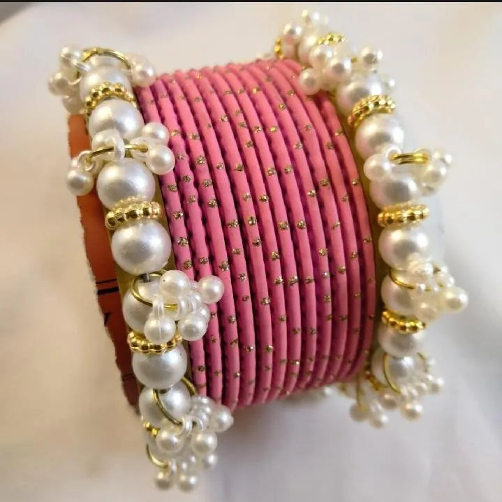 Hyderabadi Crystal Kara Bangle | Silver Plated Women Bracelet