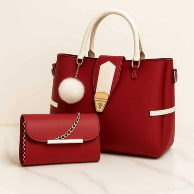 2 PCS High Quality Bags Set for Women | Stylish Durable Handbag Combo