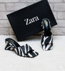 Zebra Print Block Heel Mules Size 36 | Stylish Chic Women Footwear