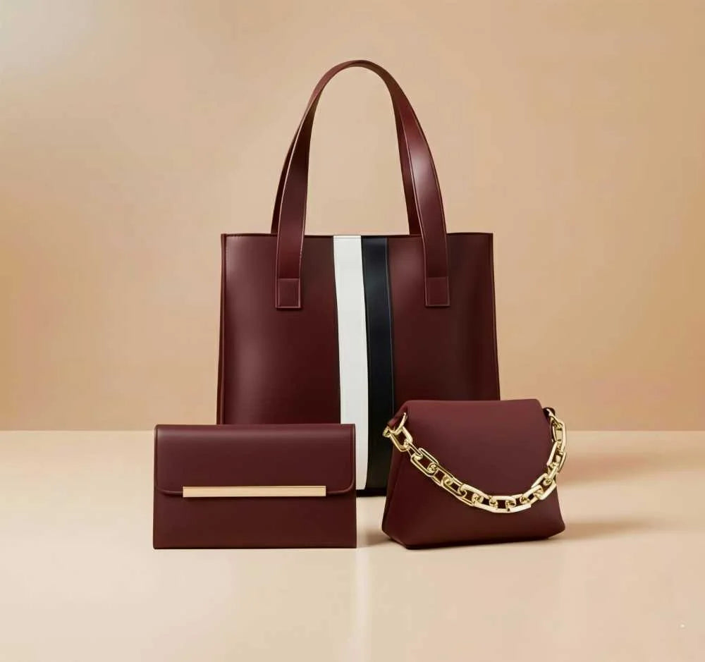 2 PCS High Quality Bags Set for Women | Stylish Durable Handbag Combo