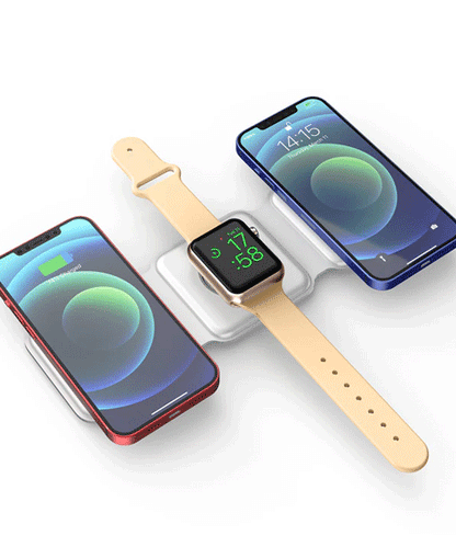 3 in 1 Magnetic Wireless Charger 15W Fast Charging