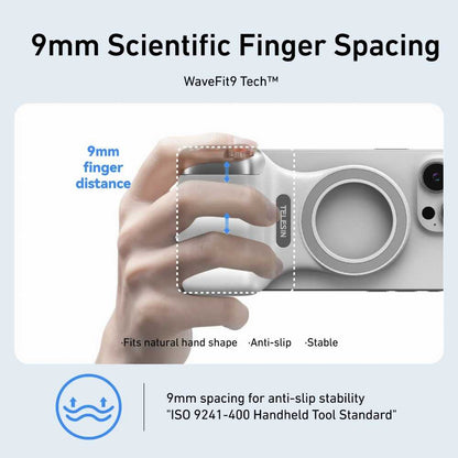Phone Magnetic Grip with Detachable Shutter Remote | Android & iPhone
