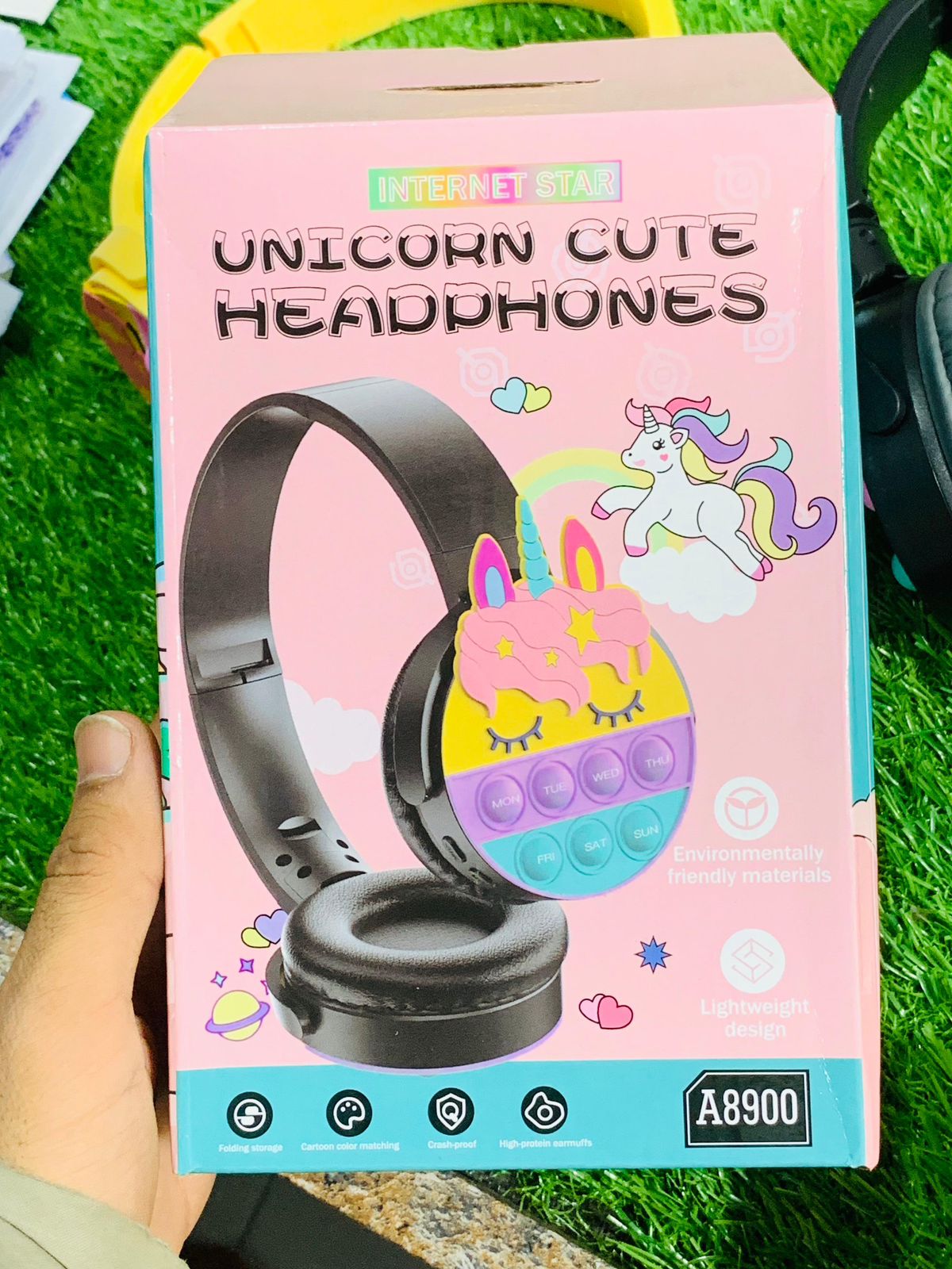 CT-950 Unicorn Bluetooth Headphones | LED Cat Ear Wireless Headset