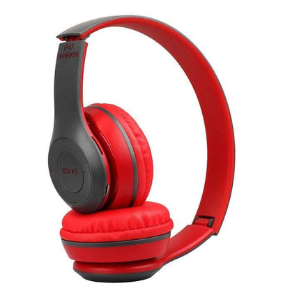 P47 Wireless Headphones | Bluetooth Foldable Headset | Stereo Sound | FM Radio & TF Card Support