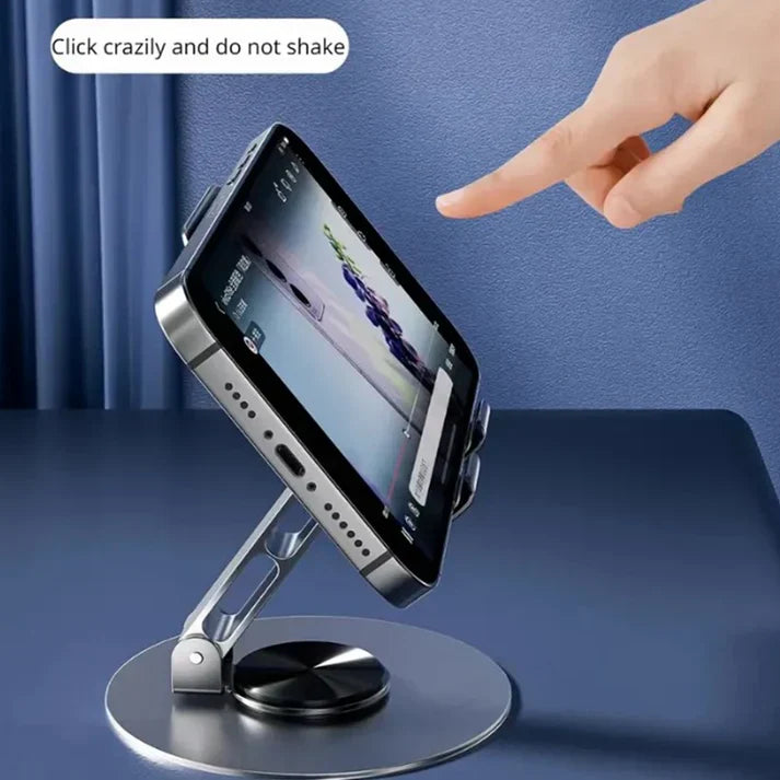 Adjustable Table Stand for Mobile & Tablet | Foldable Desk Phone Holder | Anti-Slip Base