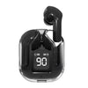 Air31 Wireless Earbuds | Crystal Transparent Design | Bluetooth 5.3 | LED Display & Heavy Bass
