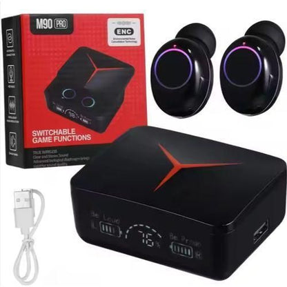 M90 Pro Bluetooth Earbuds with Power Bank | Wireless Gaming Earphones