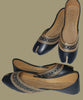 Velvet Khussa | Gold Thread Embroidered Women Shoes