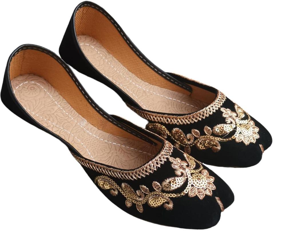 Women Velvet Embroidered Khussa | Fancy Traditional Shoes