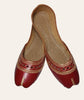 Velvet Khussa | Gold Thread Embroidered Women Shoes