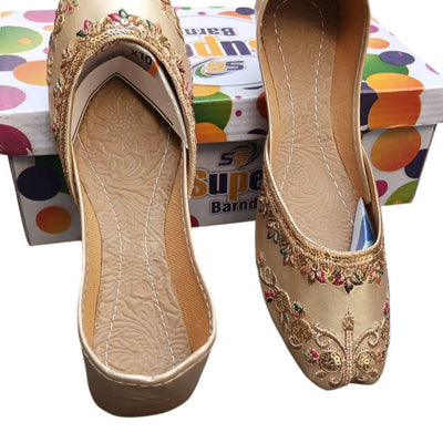 Women Velvet Embroidered Khussa | Fancy Traditional Shoes