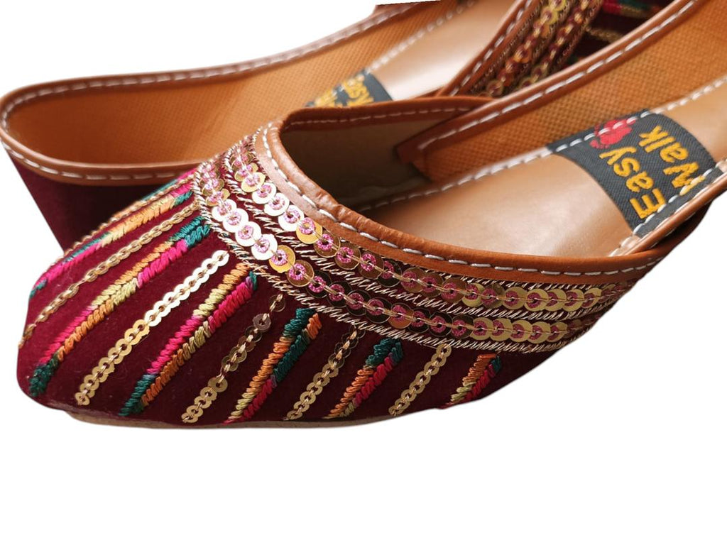 Velvet Embroidered Khussa | Women Formal Shoes