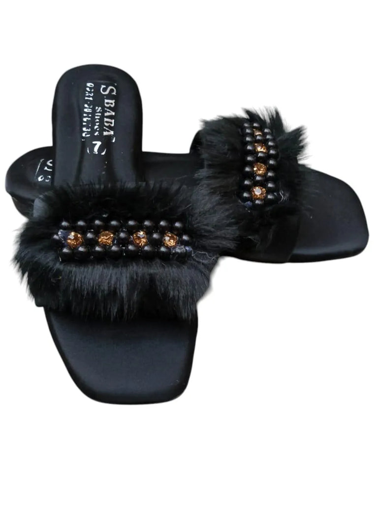Women Fancy Rexine Slippers | Stylish Casual Footwear