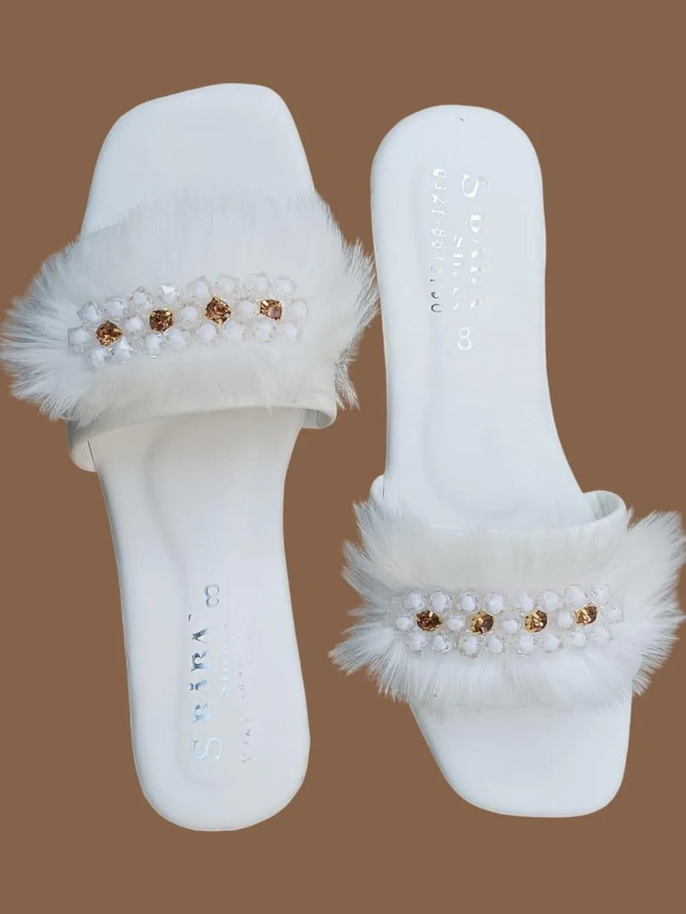 Women Fancy Rexine Slippers | Stylish Casual Footwear