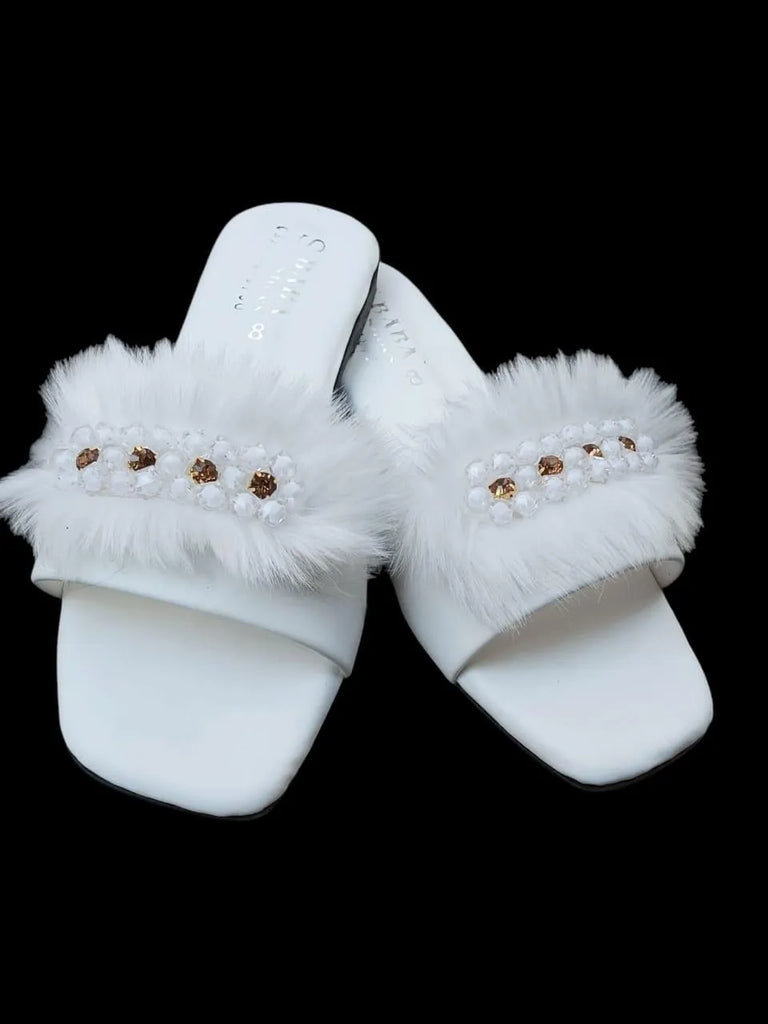 Women Fancy Rexine Slippers | Stylish Casual Footwear