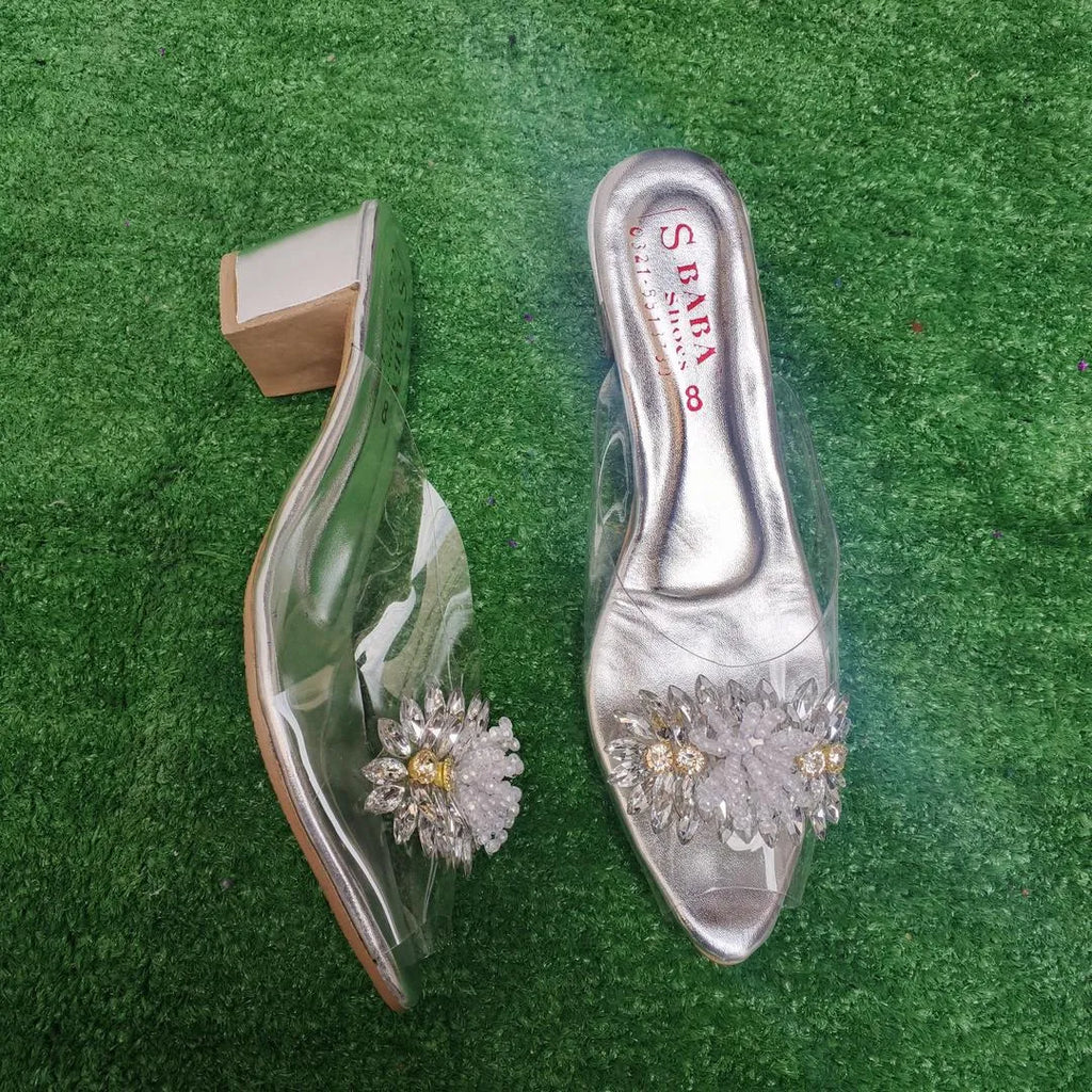 Women Fancy Block Heels | Synthetic Leather Stylish Sandals