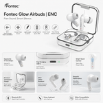 Fontec Glow Airbuds | ENC Gaming Wireless Earbuds with LED Display