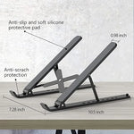 Adjustable Laptop Stand – Creative Folding Portable Storage Bracket for Desk & Office