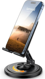 Adjustable Table Stand for Mobile & Tablet | Foldable Desk Phone Holder | Anti-Slip Base