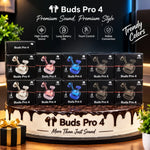Buds Pro 4 Wireless Bluetooth Earbuds – Premium Sound & Touch Control