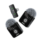 BX-18 Wireless Lavalier Collar Microphone | Bluetooth Mic | Clear Voice Recording