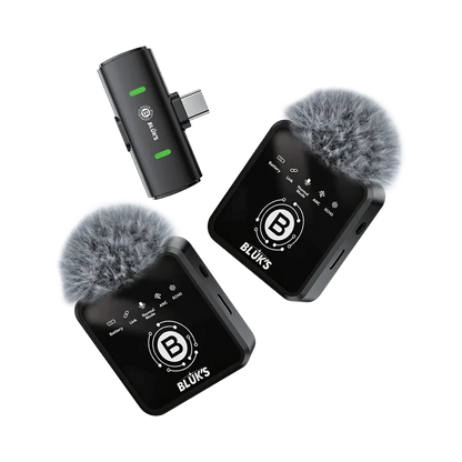 BX-18 Wireless Lavalier Collar Microphone | Bluetooth Mic | Clear Voice Recording