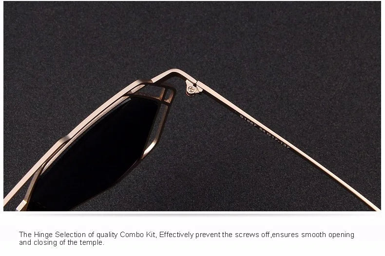 Badtemper Oversized Mirror Sunglasses Women Polarized