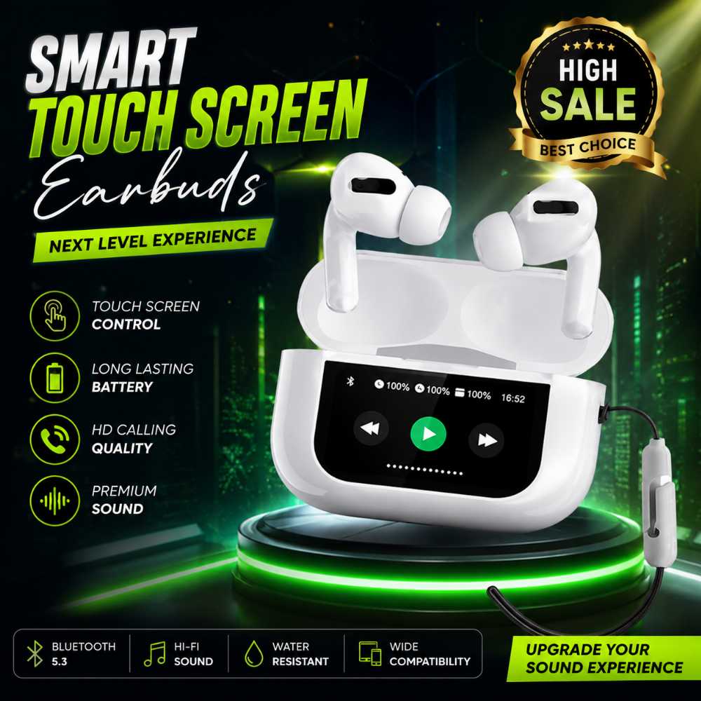 A9 Pro Wireless Earbuds | Bluetooth 5.3 HD Stereo TWS Earphones