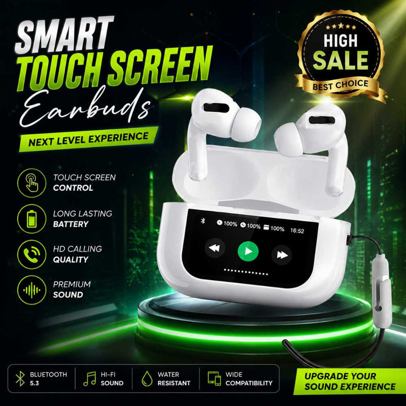 A9 Pro Wireless Earbuds | Bluetooth 5.3 HD Stereo TWS Earphones