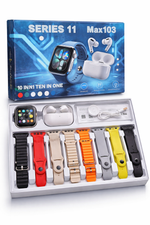 10-in-1 Smartwatch with Wireless Earbuds Combo